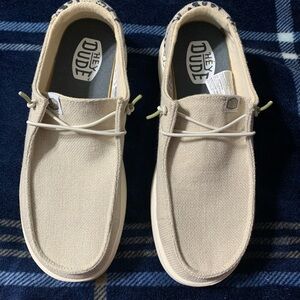 Hey dudes size 10, never worn.